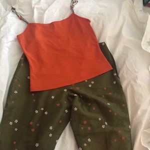 90’s Capri pant set